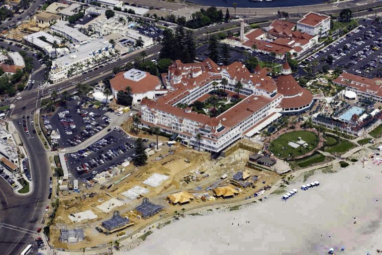 Hotel Del Coronado Beach Villas DA Whitacre Construction Company